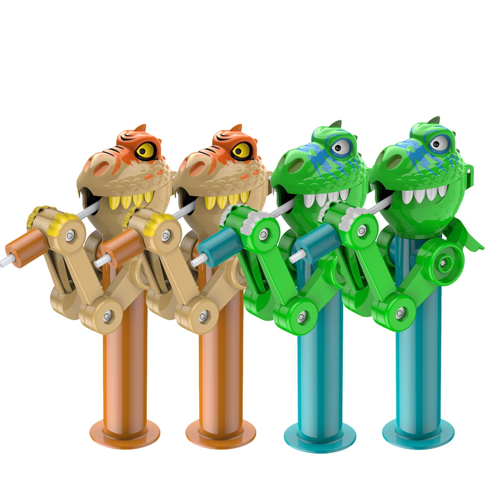 4 Pcs Dinosaur Lollipop Holder for Kids, Halloween Lollipop Case, Creative Pr...