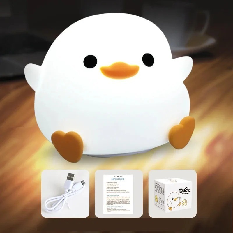 GGbingo Rechargeable Night Light LED Cartoon Animal Silicone Lamp for kids Xmas