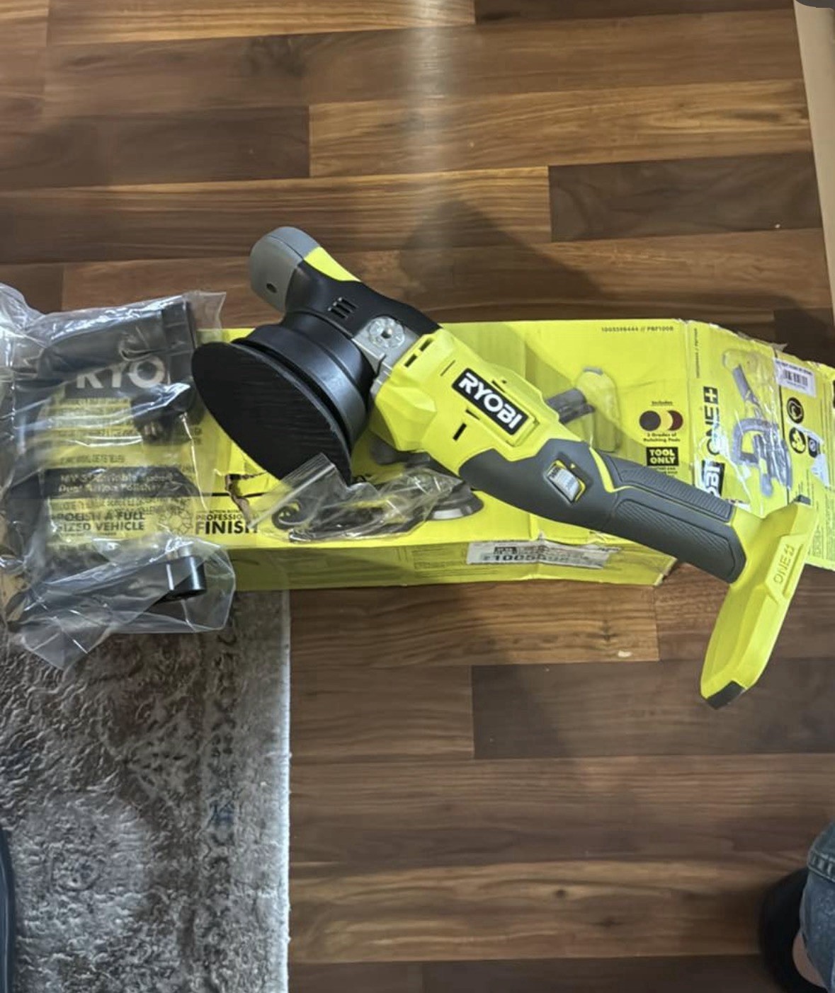 RYOBI PBF100 18V Cordless 5 in. Variable Speed Dual Action Polisher