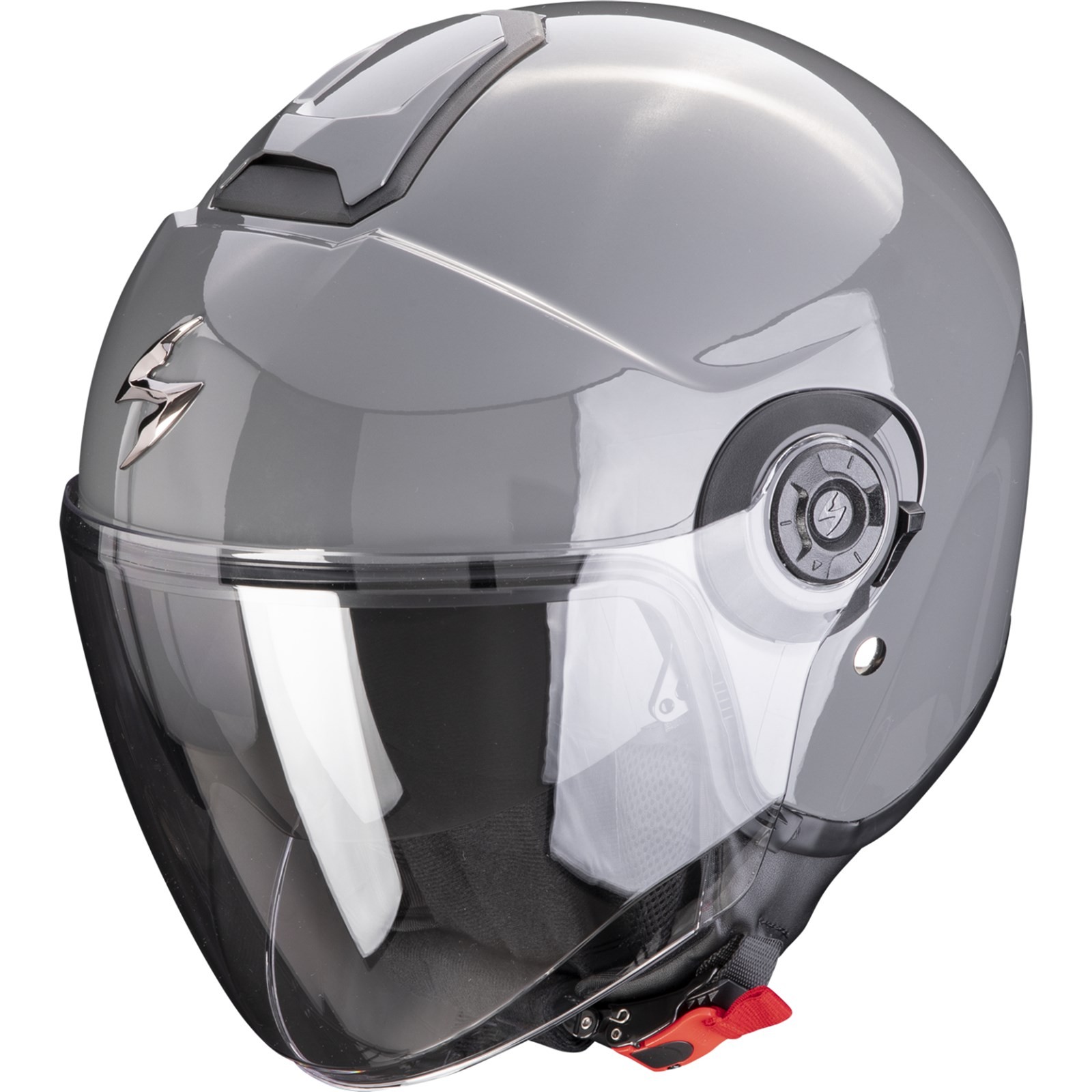Motorcycle Helmet S - Scorpion EXO-City II 2 Solid Open Face Scooter - Cement Grey