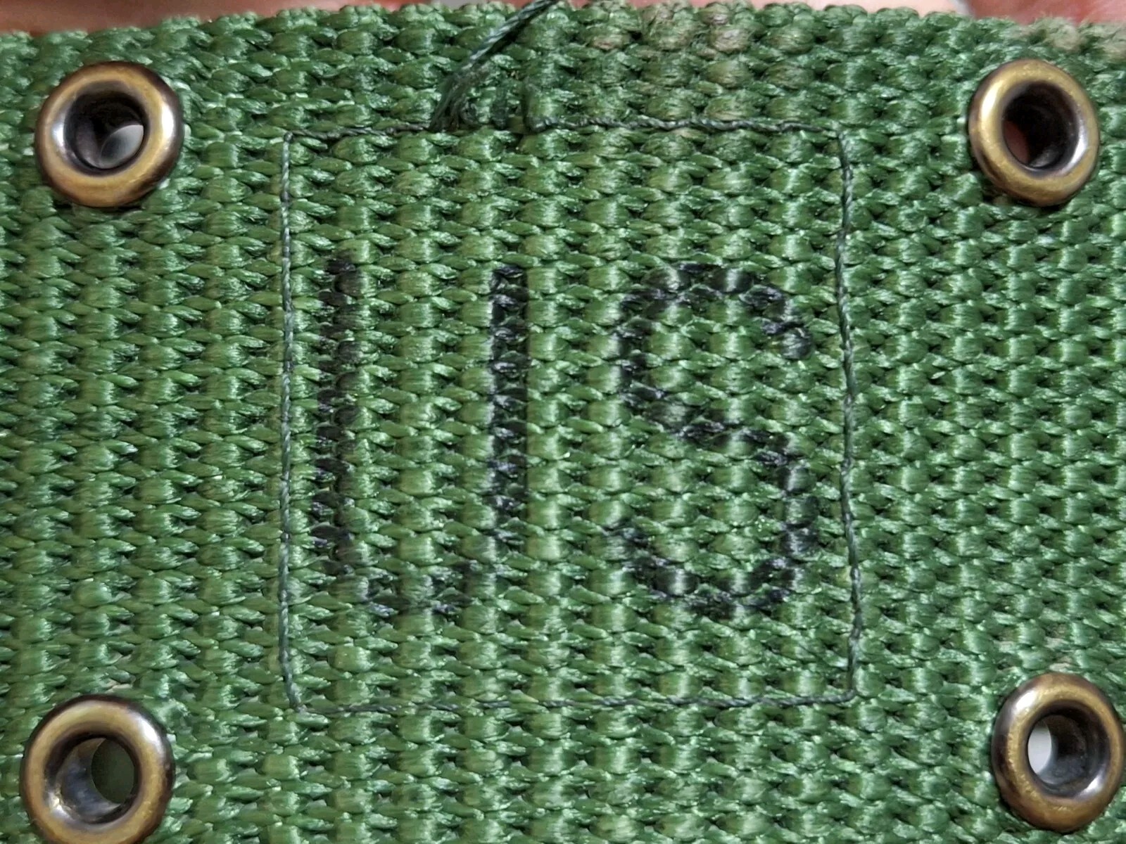 U.S. Army Individual Equipment Nylon Belt Size Medium Used
