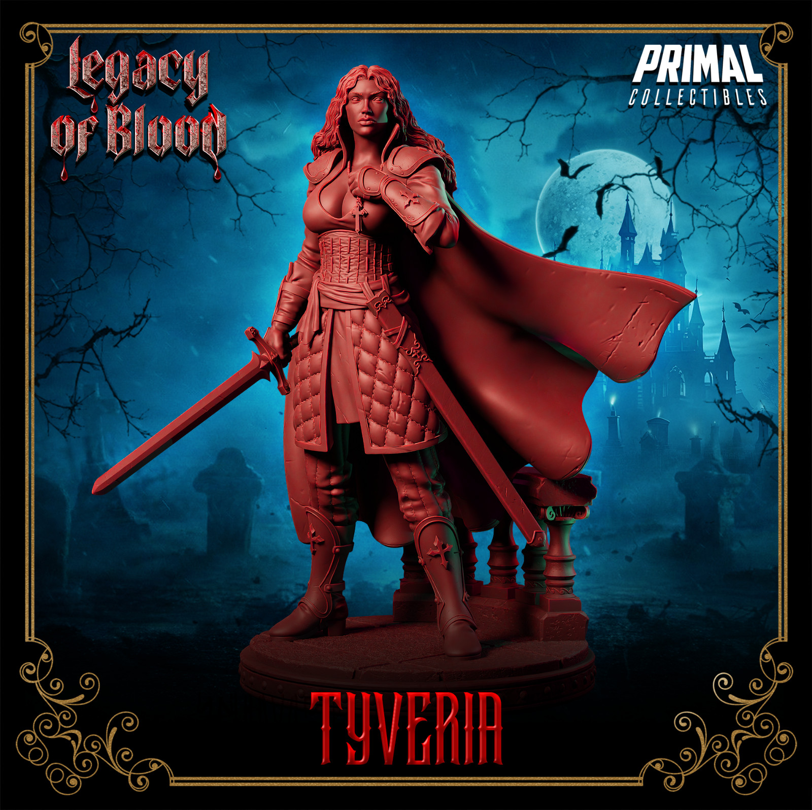 D&D Tyveria Castlevania Strahd Mini Set TTRPG 32mm