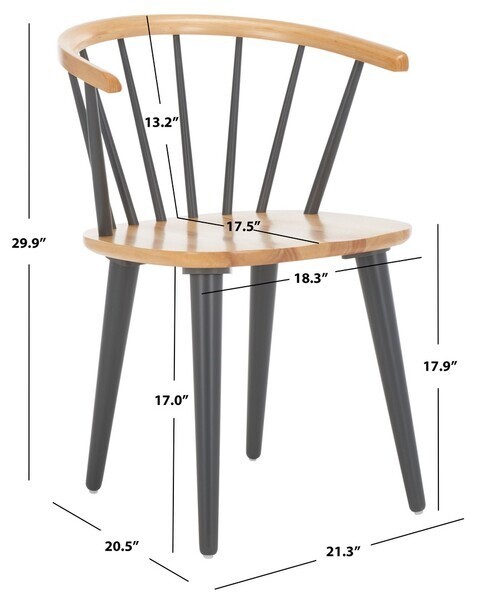 Safavieh Curved Spindle Side Chair, Reduced Price 2172722923 AMH8512E
