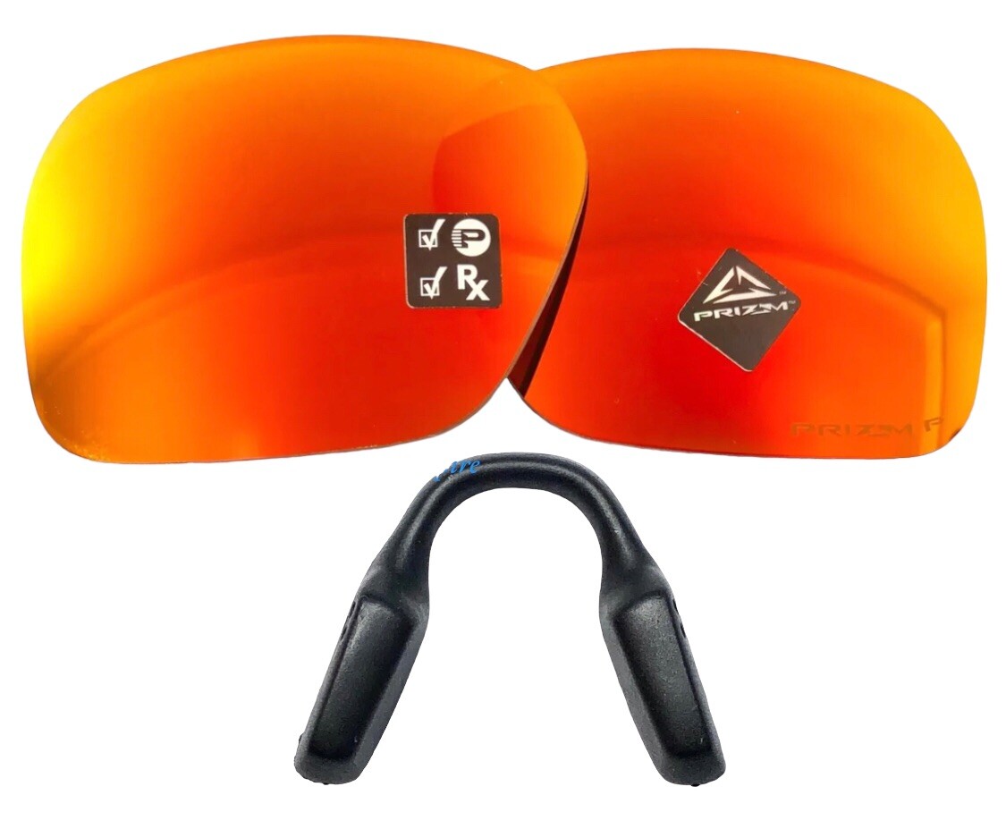 Oakley Portal X OO9460 Polarized Prizm Ruby Replacement Lenses With Nose Pad