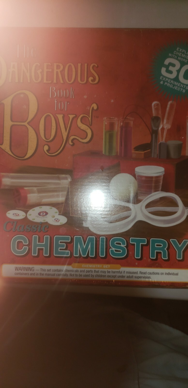 The Dangerous Book For Boys Classic Chemistry Experiments Science New Sealed