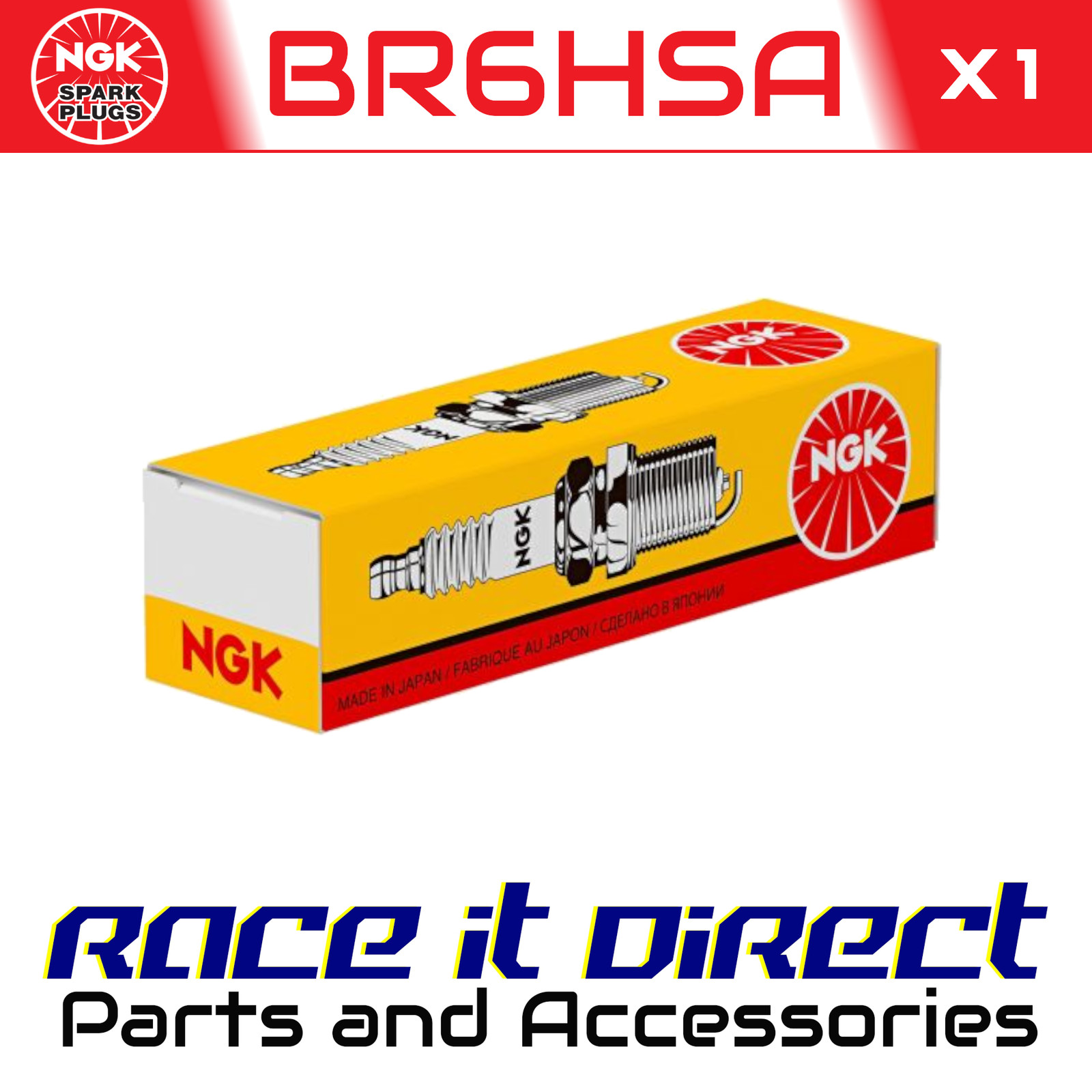 NGK Spark Plug for HONDA SZX 50 X X8RX 1998-2001 Standard Japan