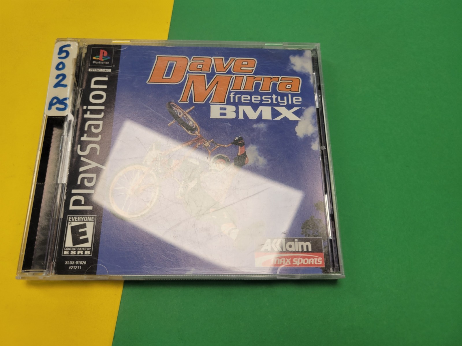 Dave Mirra Freestyle BMX (Sony PlayStation 1) Case And Art Only
