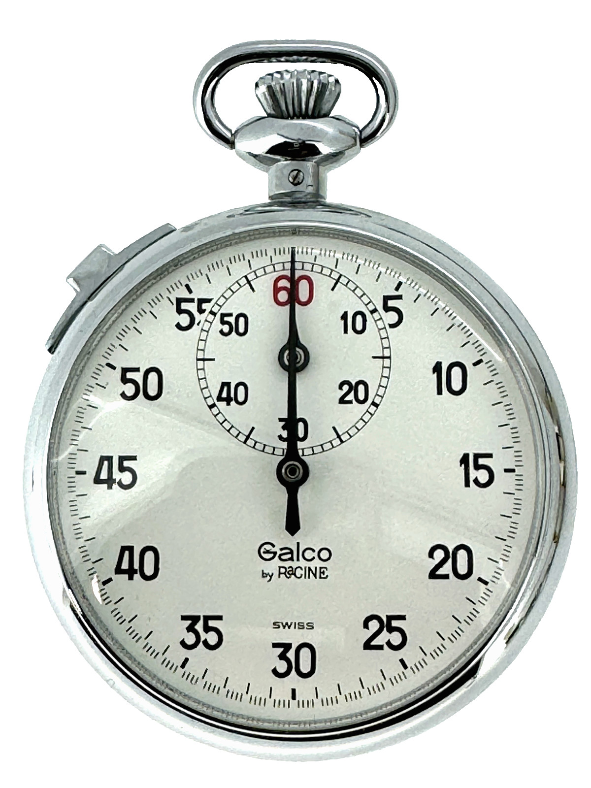 Stopwatch Timer Galco by Racine #917 Side Slide Swiss New NOS NIB Mechanical Vtg