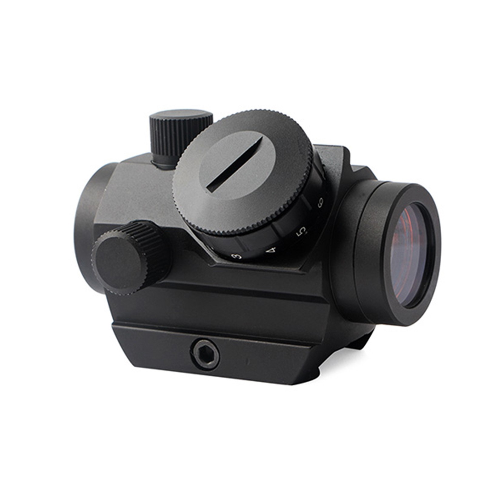 Micro Red Dot Sight Scope 3 MOA 1x25mm Reflex Sight W/ 1'' Riser 20mm Rail Mount