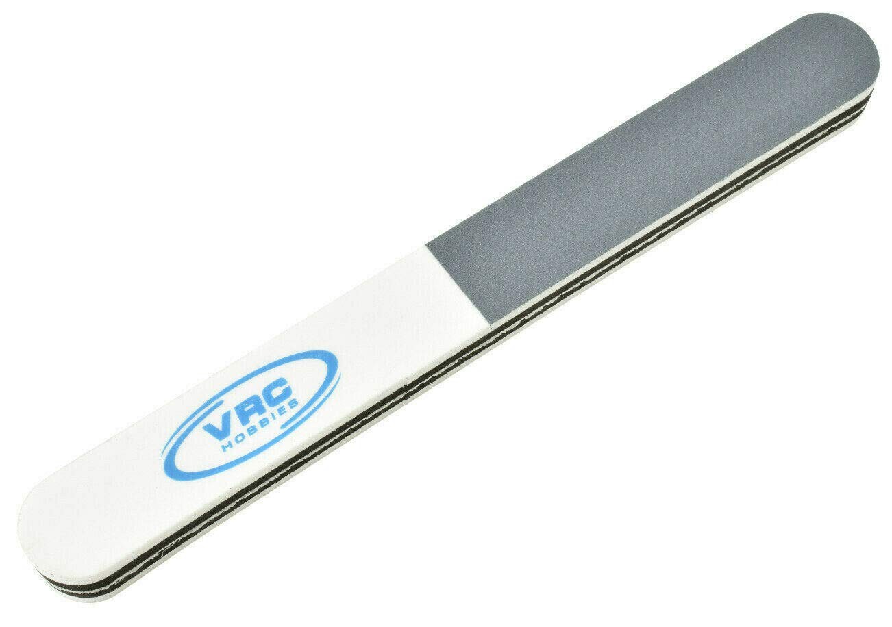 5 Pack TriGrit Plastic Model Burr Remover Sanding Stick Files Tool Set