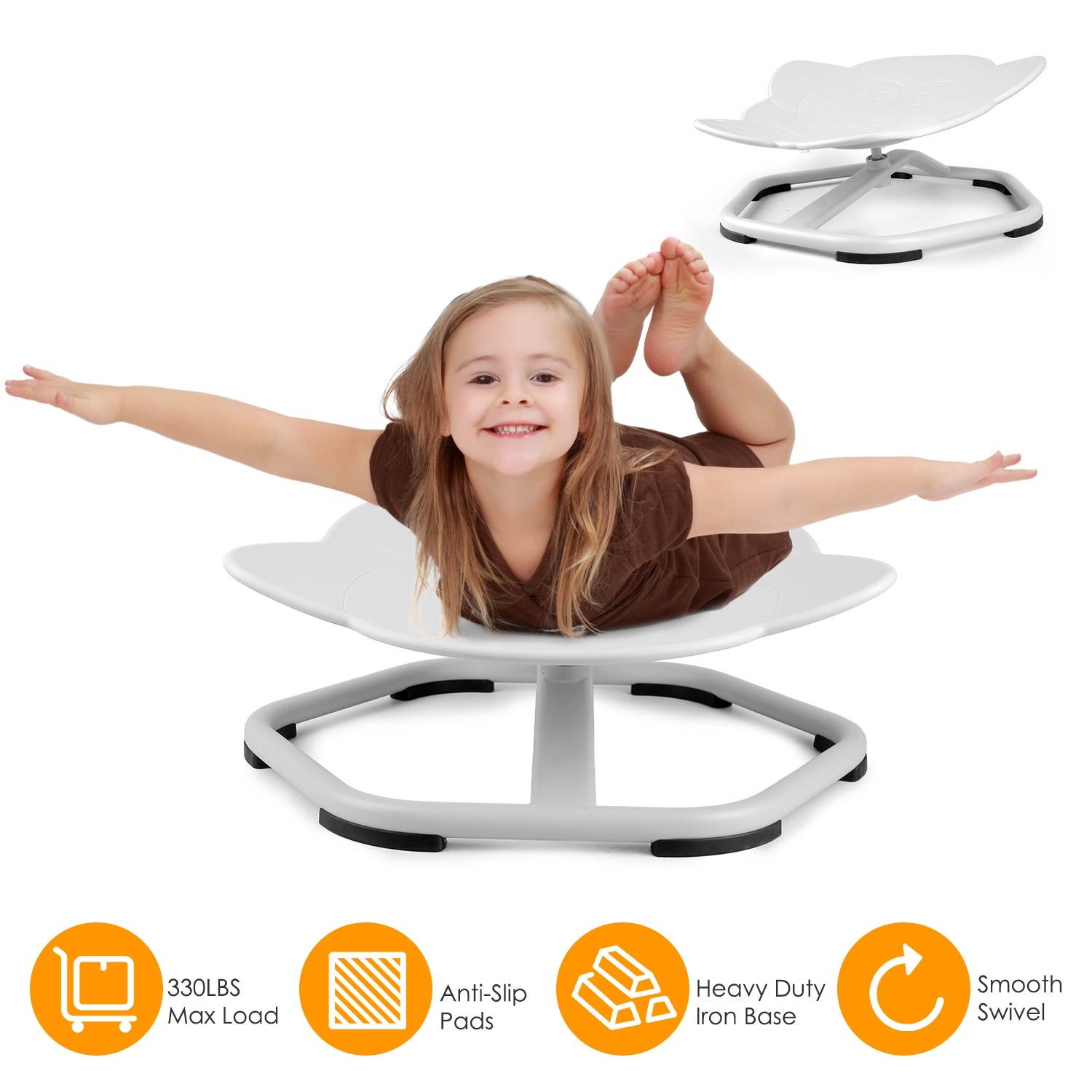 Kid Spinning Chair Autism Sensory Swivel Chair Balancing Seat Toy Rotation Chair