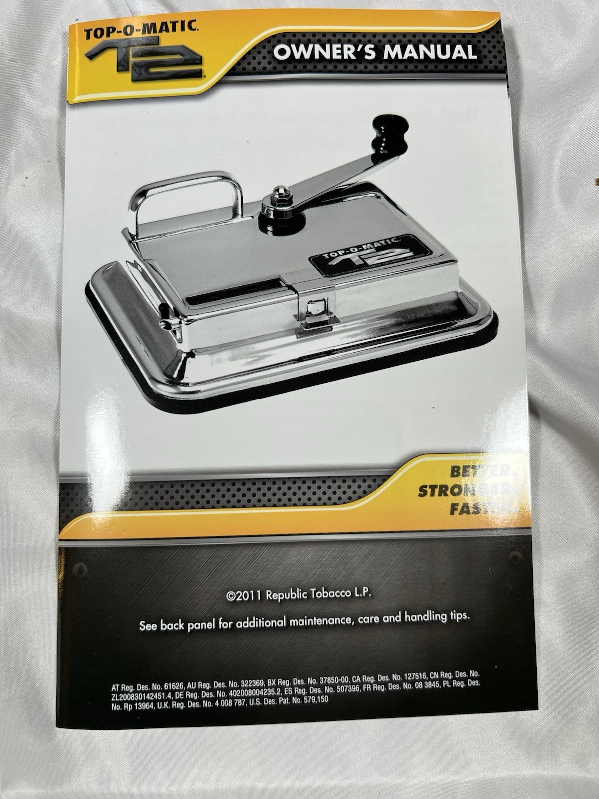 Top-O-Matic T2 Cigarette Rolling Machine W/Original Box