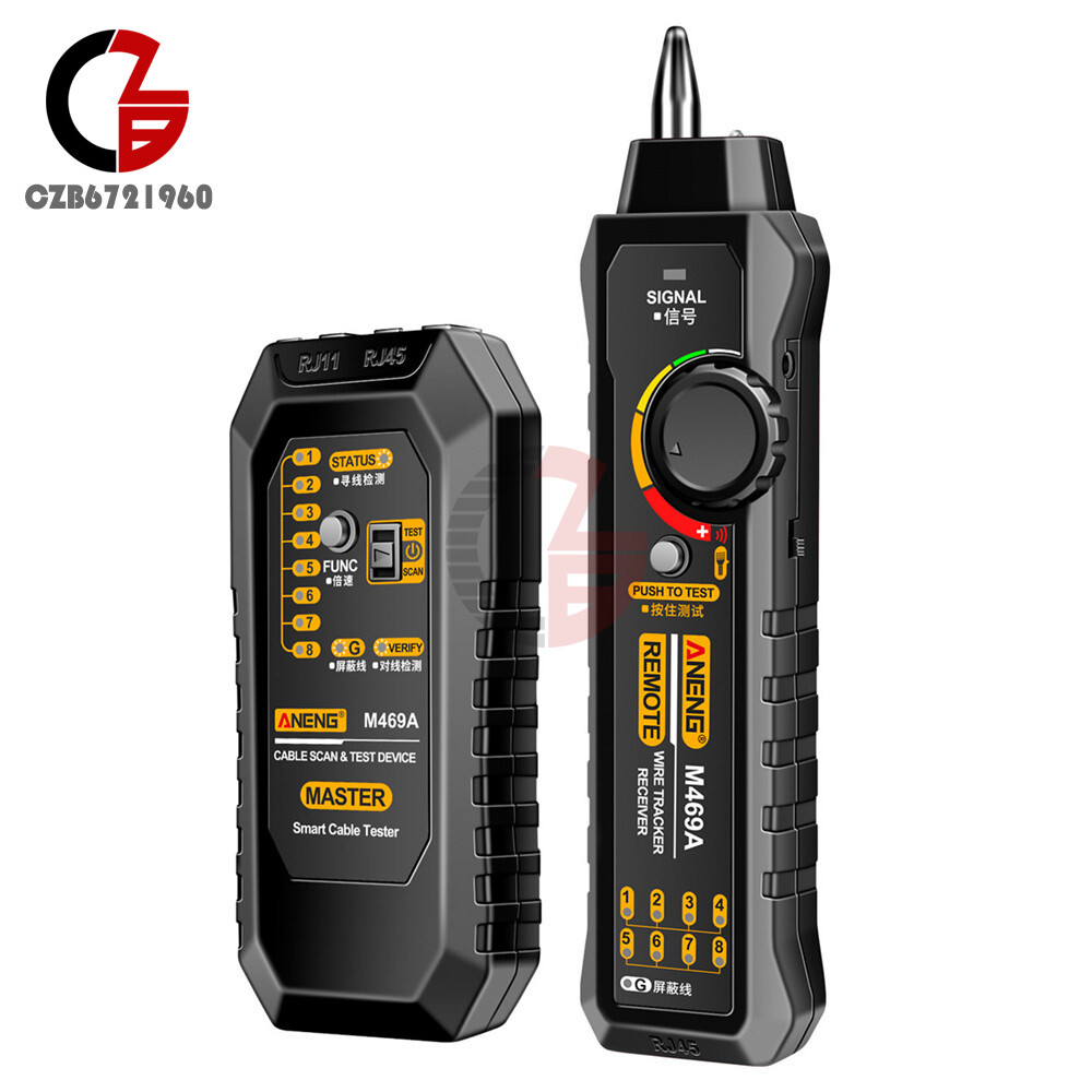 ANENG M469A Multifunctional Network Cable Tracker Networking Analyzer RJ11/RJ45