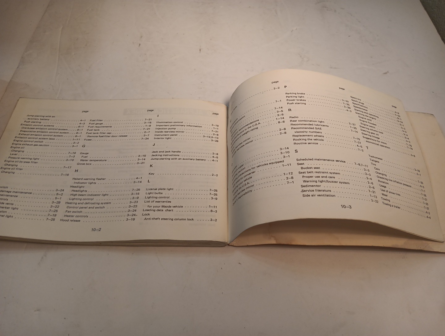 Mazda B2000 B2200 1983 Owner's Manual Paper Book Original Pickup Truck 83 OEM