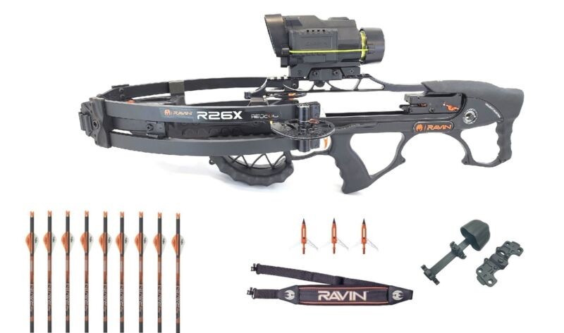 Ravin R26X in Black with Garmin XERO X1i Rangefinding Scope NEW!!!