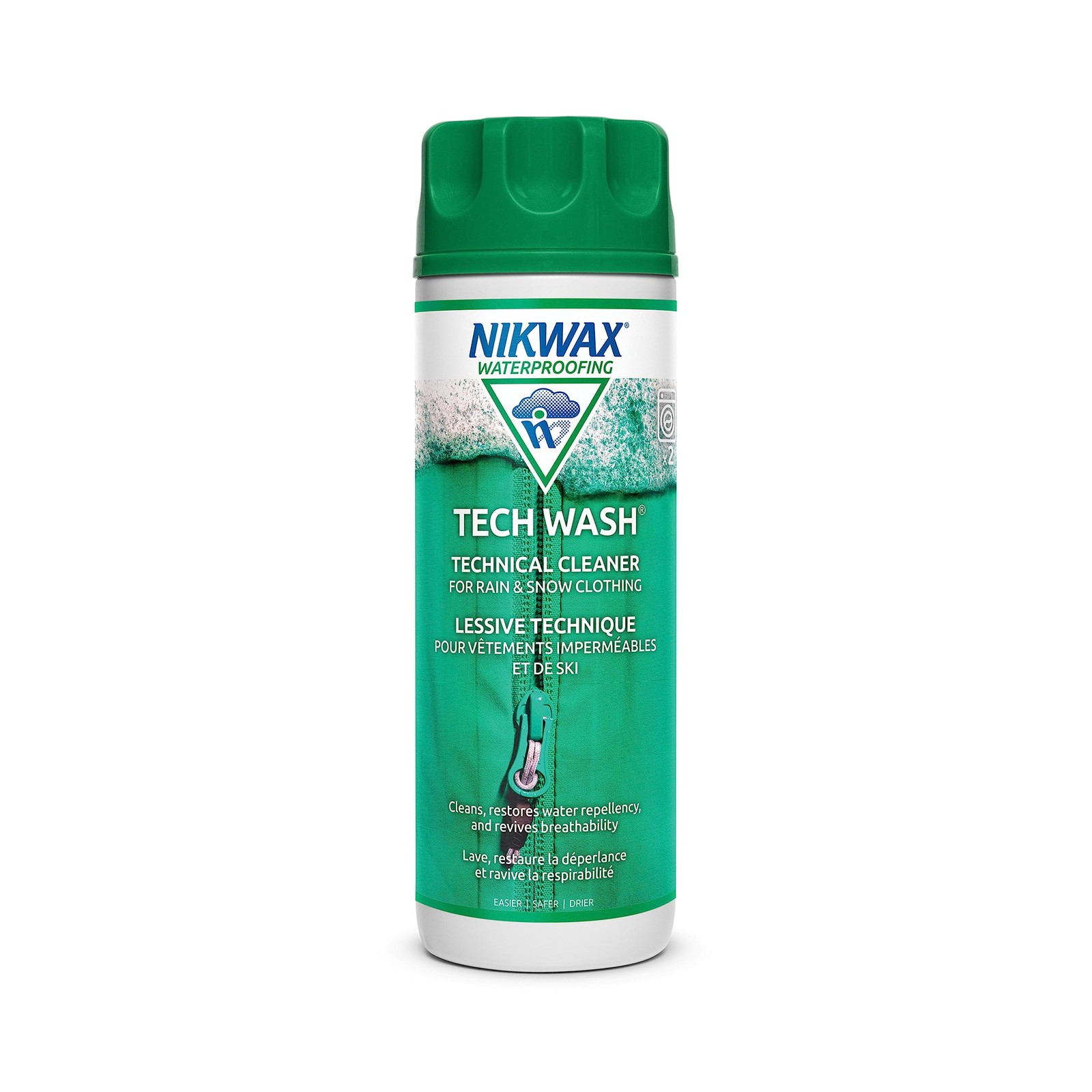 Nikwax Tech Wash,10 fl. oz., Wash 10 Fl Oz (Pack of 1), Green