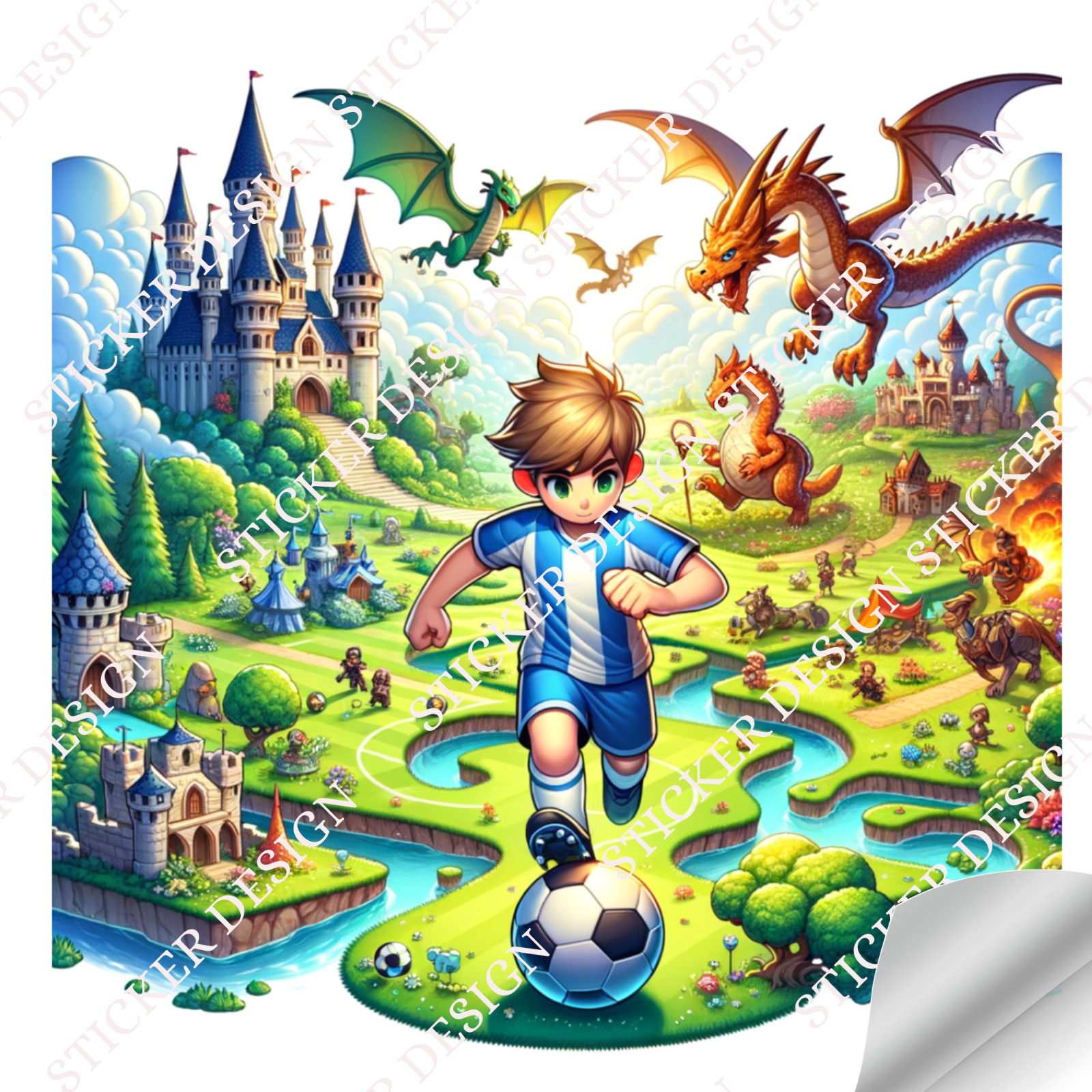 Dribble Dreamer Sticker Design - Digital Download - Commercial Use