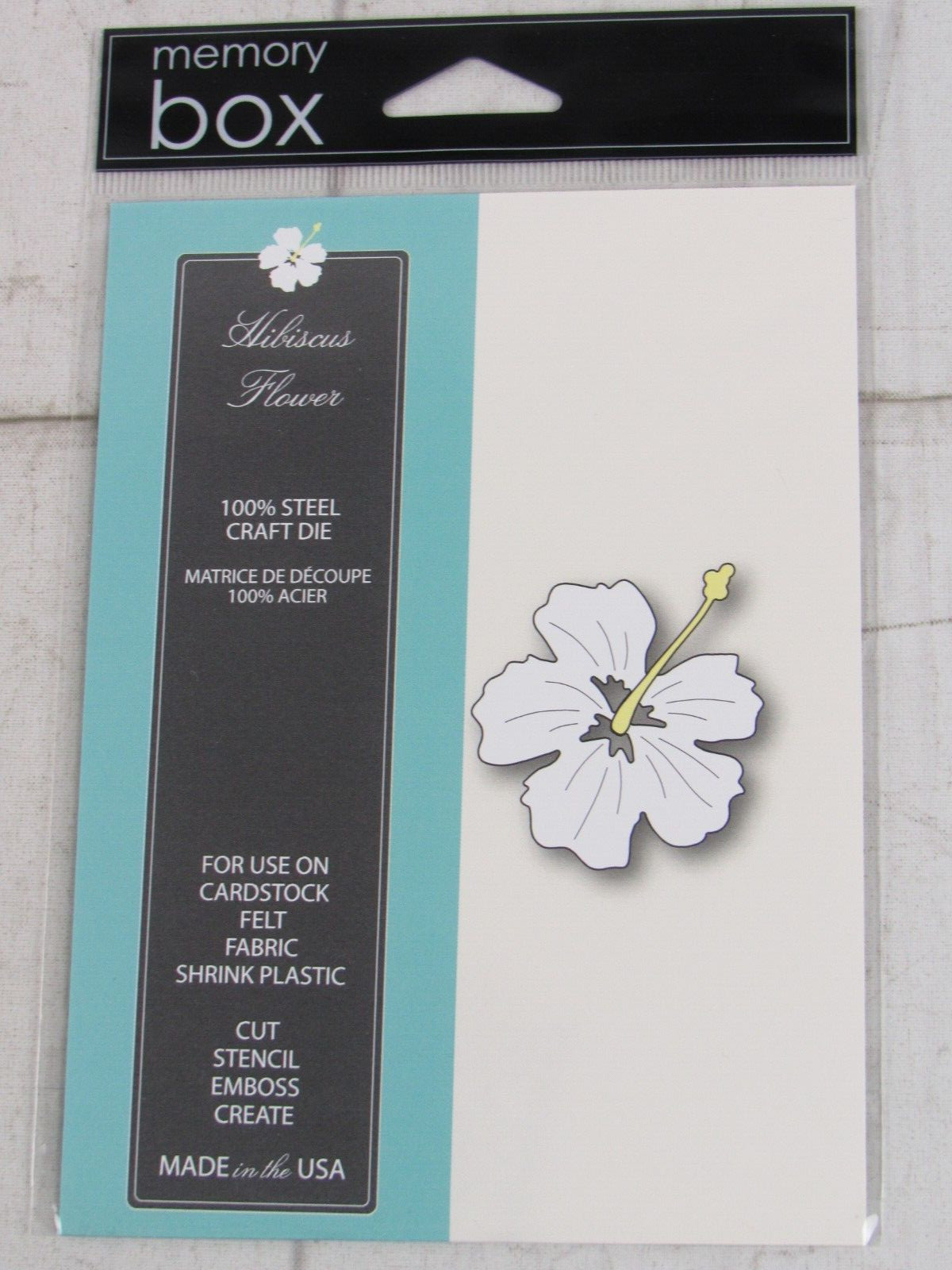 Memory Box Steel Craft Die, Hibiscus Flower, 98325