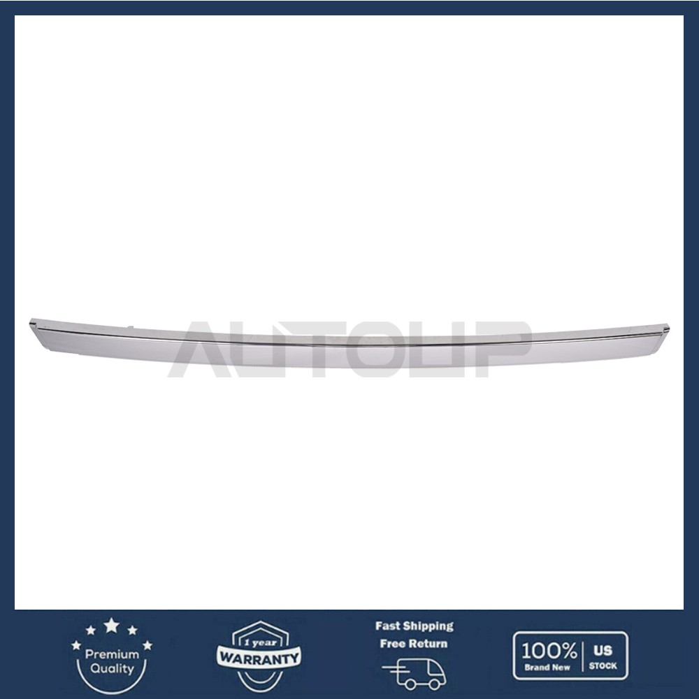 1Pcs Chrome Front Bumper Cover Molding For 2015-2017 Ford Expedition FL1Z8419AA