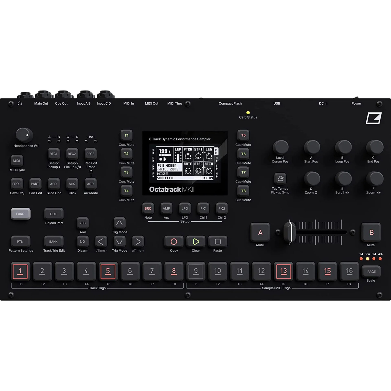Elektron Octatrack MKII Eight Track Dynamic Performance Sampler