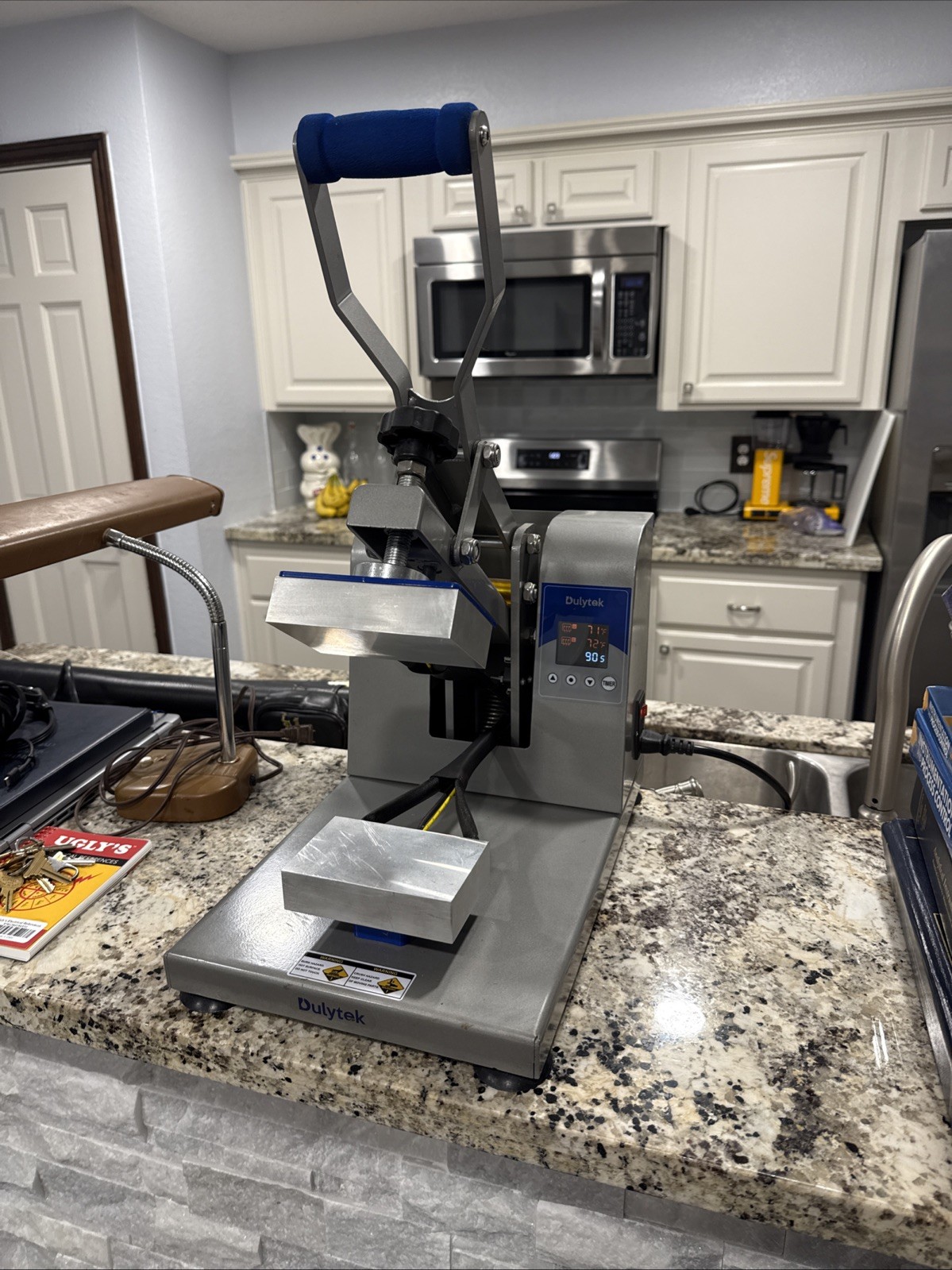 Dulytek DM1005 Clamshell Manual Dual Plate Heat Press