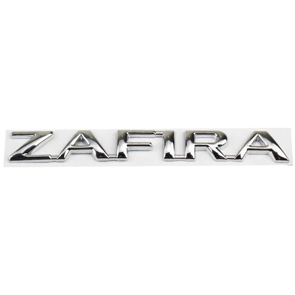 Car 3D Metal Letters Words Logo Decals Sticker For Opel ZAFIRA Car Rear Trunk Al
