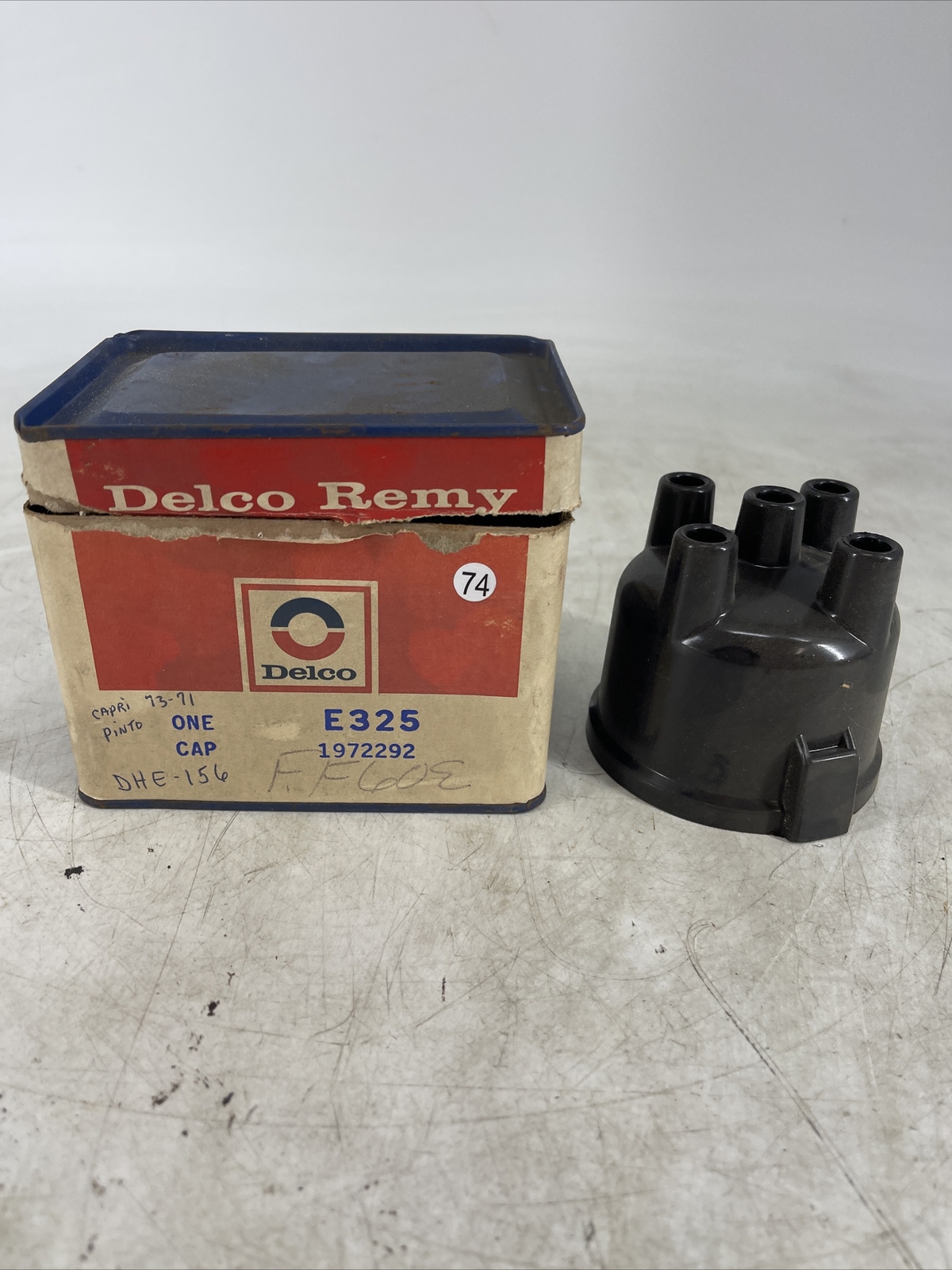 NOS RARE OEM Delco E325 Distributor Cap 1972292 for 4 Cyl Capti Ford  Pinto
