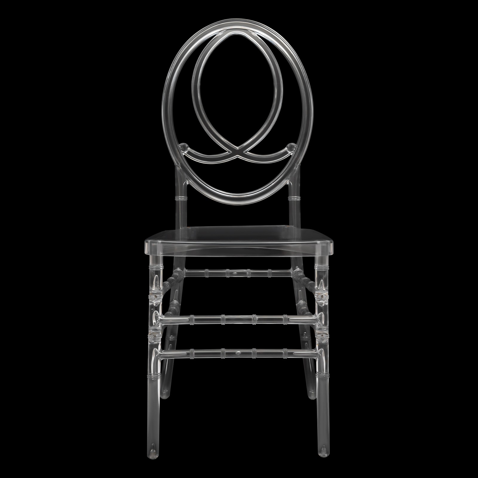 PC Chairs Modern Clear Dining Chairs Elegant Party Event Wedding Chairs