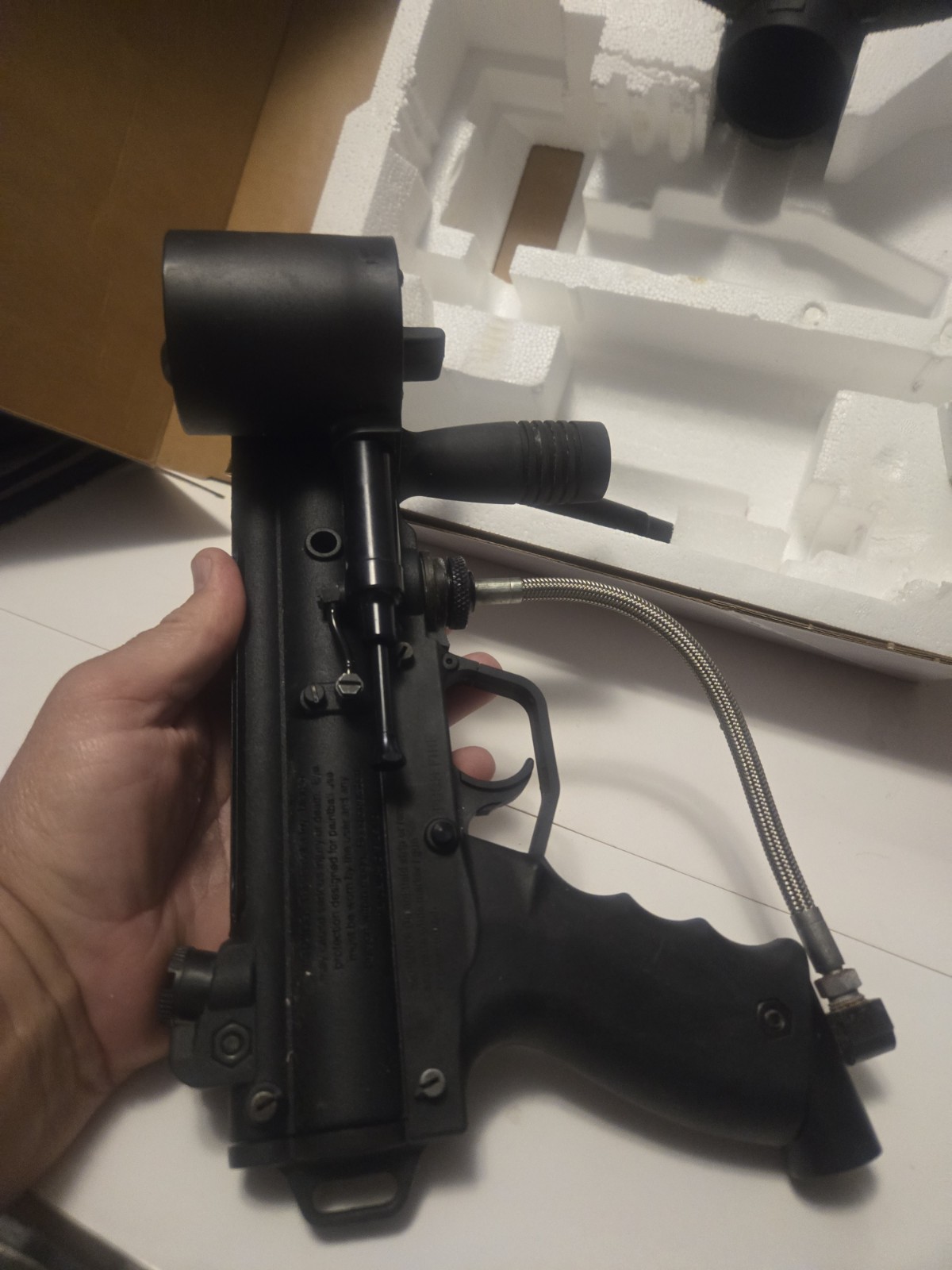 Tippmann A-5 With Cyclone Feed System Paintball Gun