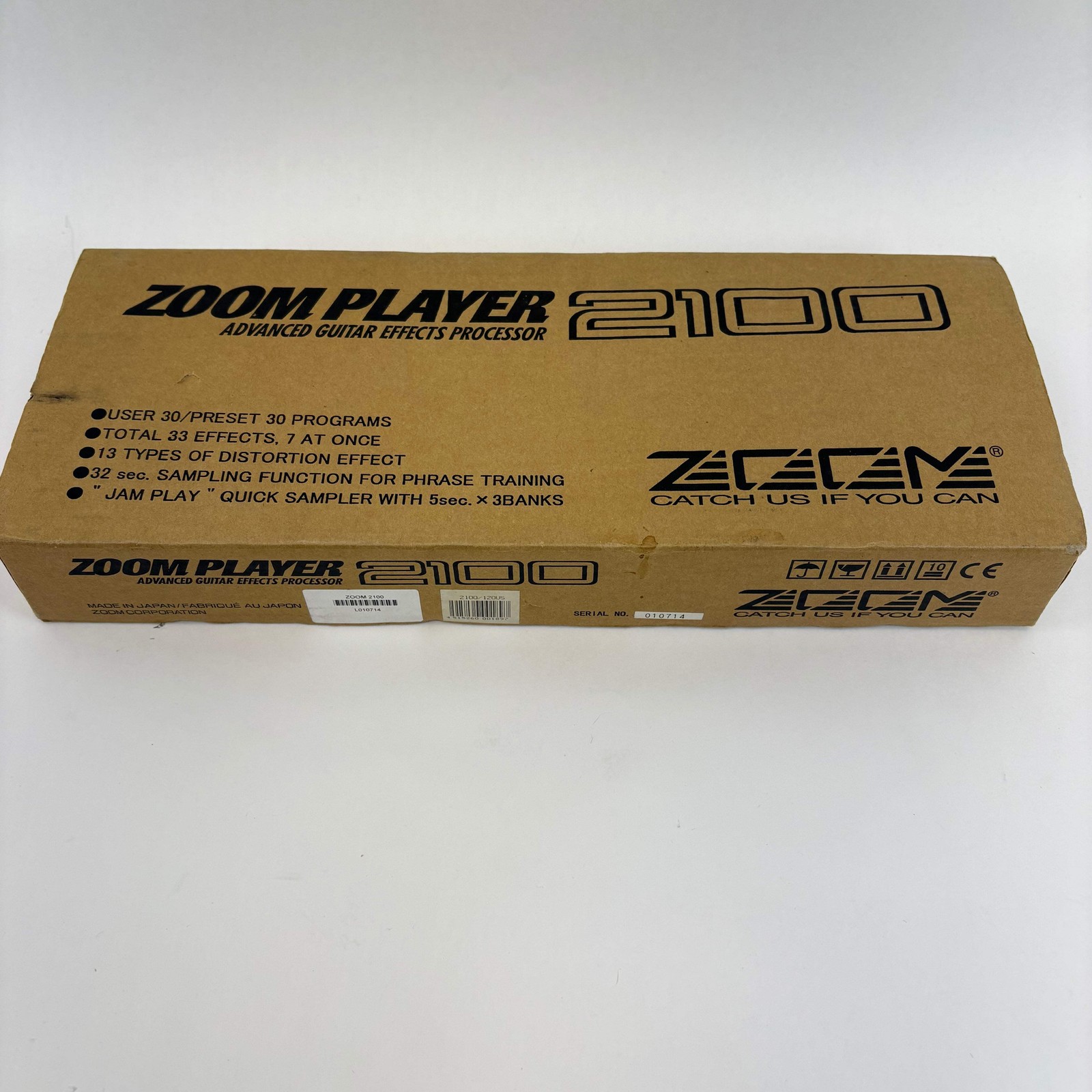 Broken Zoom Player 2100 Multi-Effects Guitar Processor /Gets No Power