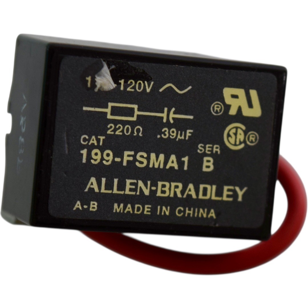 Allen Bradley 199-FSMA1 Surge Suppressor Series B 110-120V RC 220 Ohm .39uF