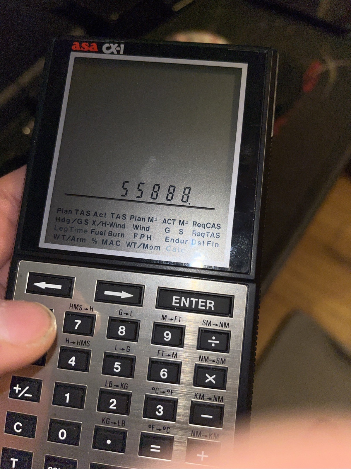 Air Classics ASA CX-1a Pathfinder Flight Computer & Calculator Powers On & Calcs