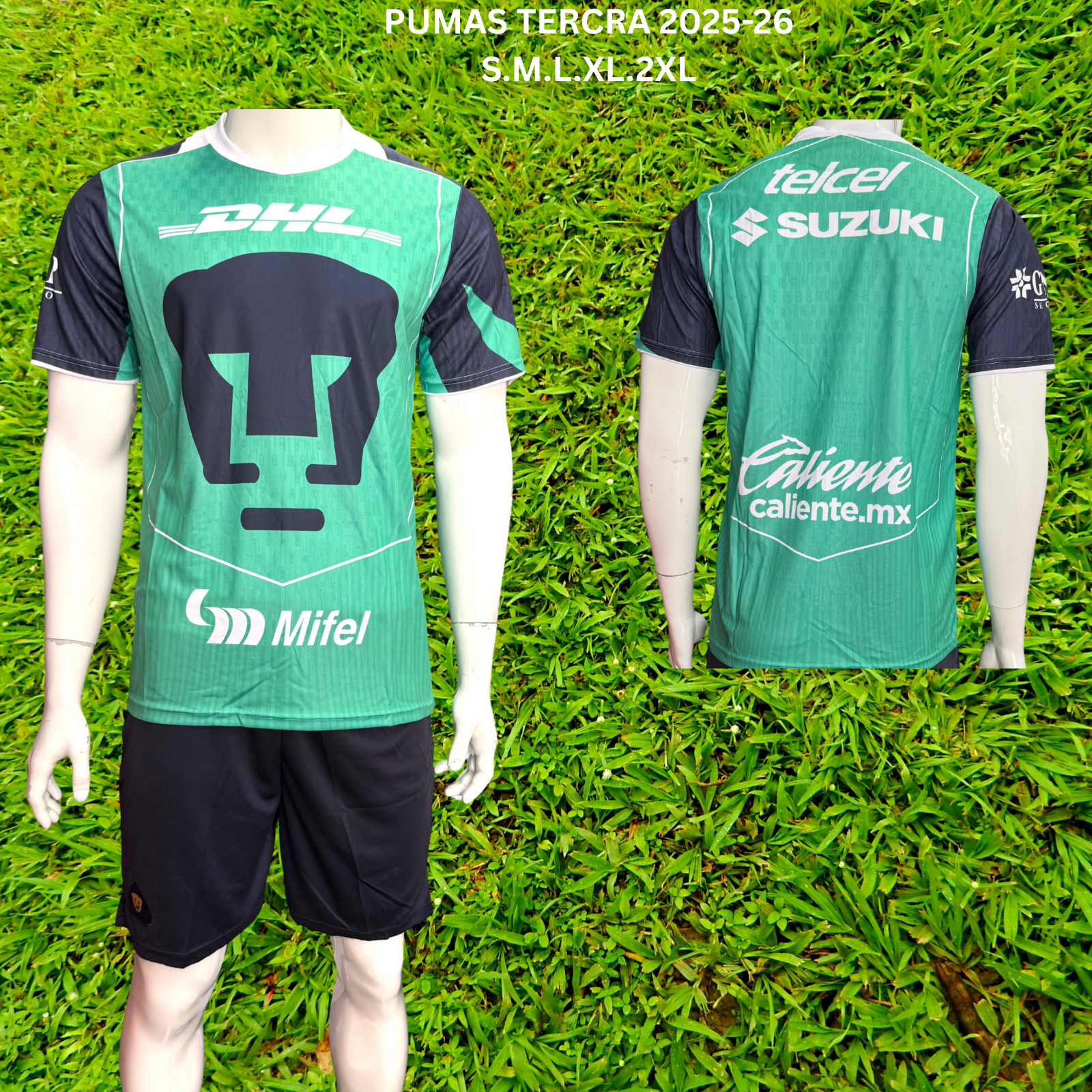 Pumas 3rd Kit Soccer Uniforms - 2025-26