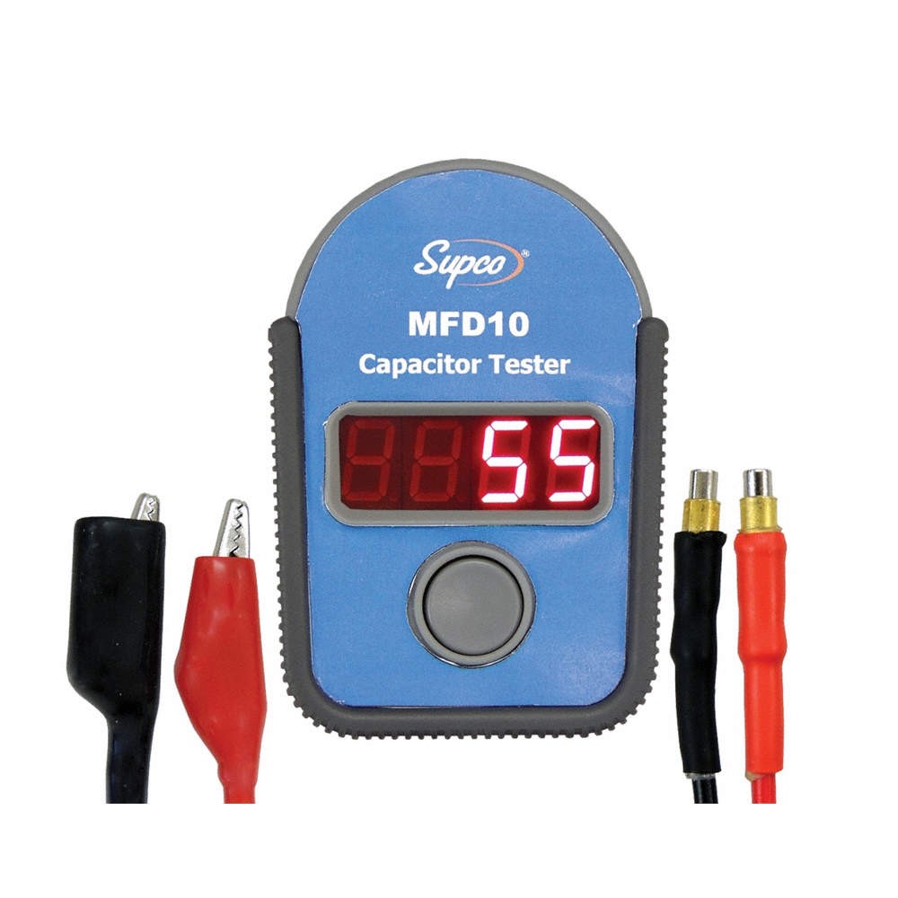 SUPCO MFD10 Digital Capacitor Tester, LED, Case 3AU42