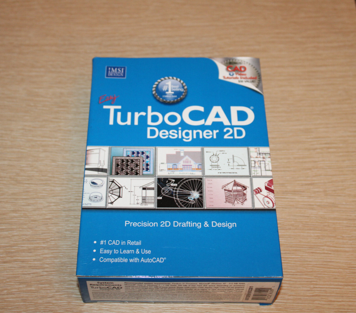 U26742  IMSI Design TurboCAD Designer 17 Software 2D Drafting Soft G2U