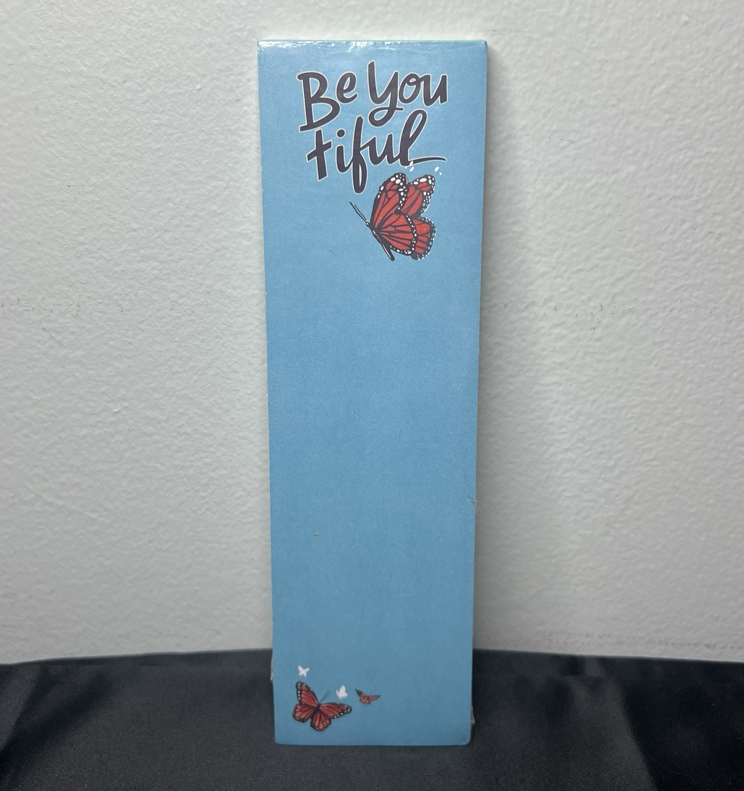 “BeYouTiful” Butterfly Magnetic Notepad 60 Pages Primitives by Kathy 9.5”x2.75"