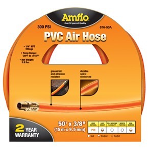 TRUFLATE HOSE PVC ORANGE 3/8X50