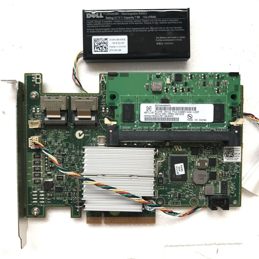 DELL PERC H700 6Gb/s 512mb Battery RAID CARD for R310 R410 R510 R610 R710 R810