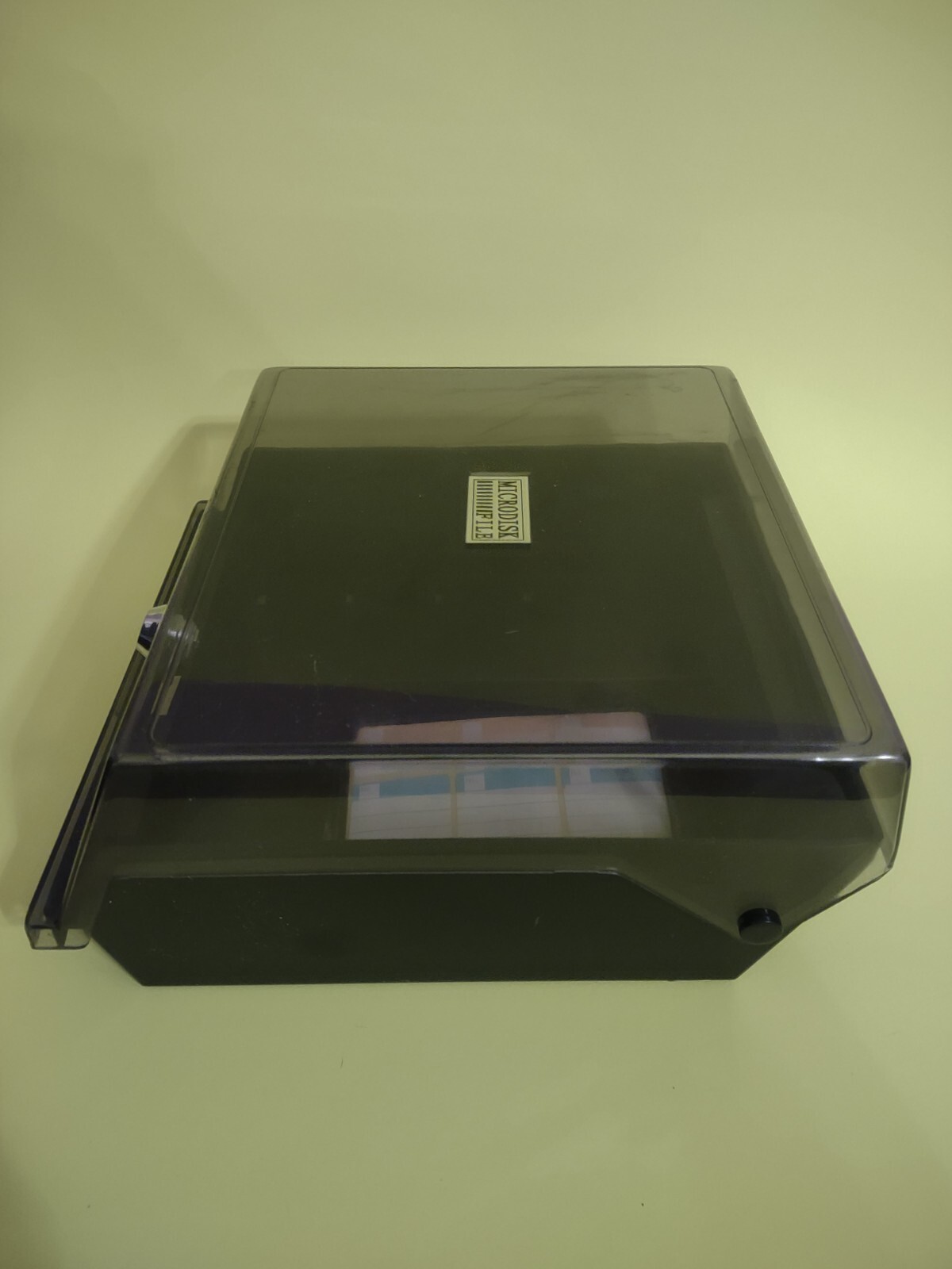 Micro Disk File Storage Container Verbatim For 3.5” Storage Disks Lockable Case