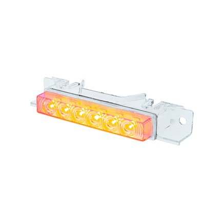 United Pacific 37590 Competiton Series Exterior Visor Light 6 Led Amber Led And