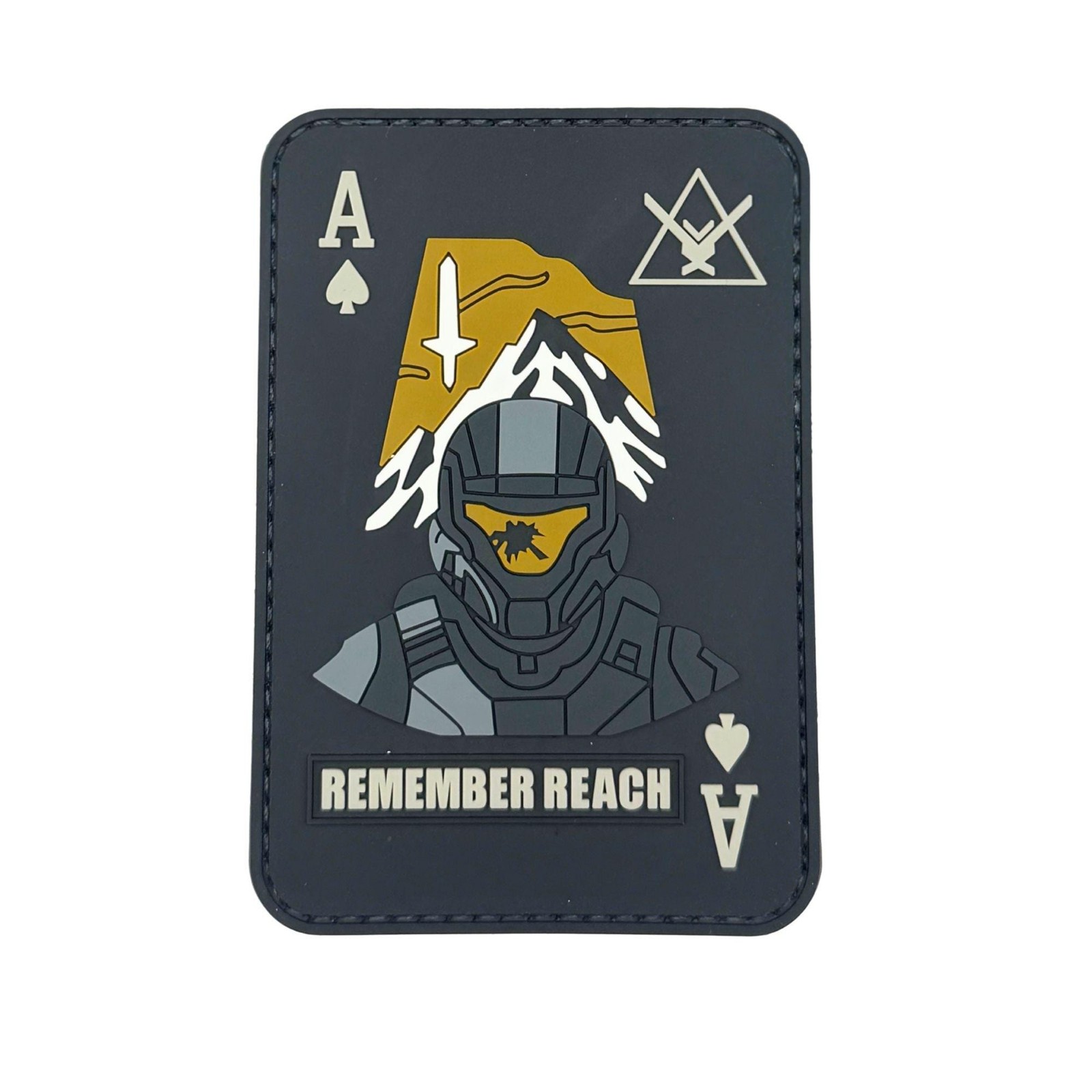 Halo Remember Reach Noble Team Tactical Playing Cards 3.5x2.5 PVC Hook Patch