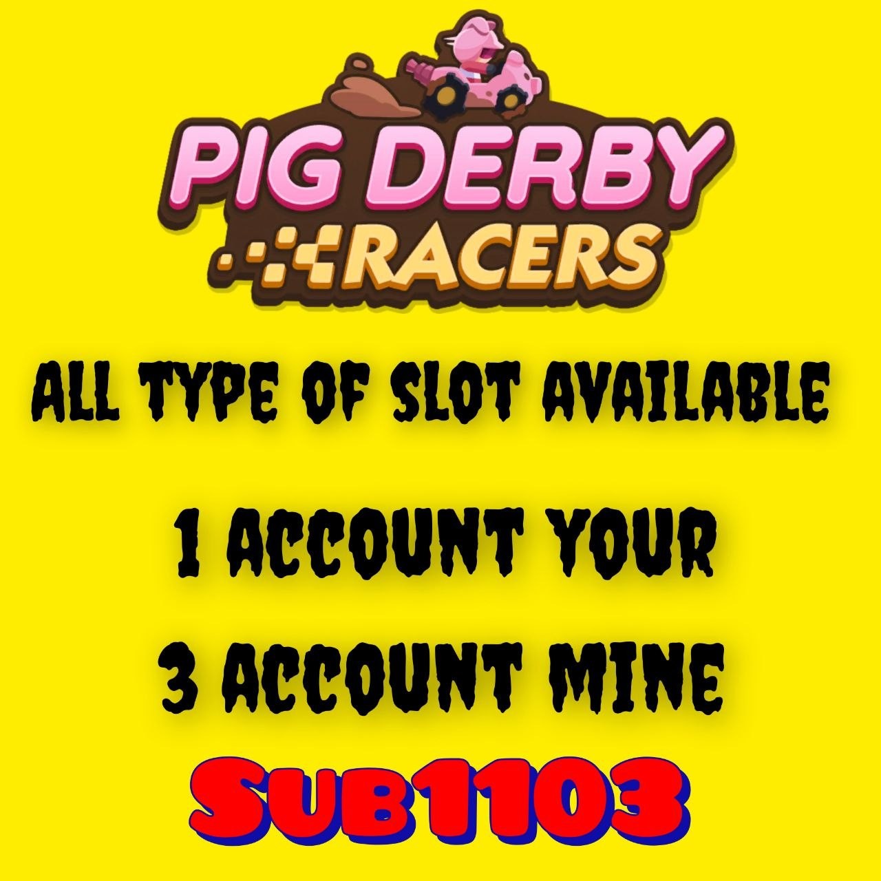 Mono_Poly_Go PIG DERBY Racers Event ALL TYPE SLOTS | Fast & Safe Service