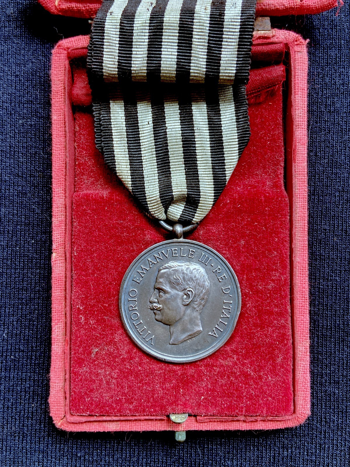 Medal of Merit of Public Health in Silver R. Mint -Vitt. Emanuele III
