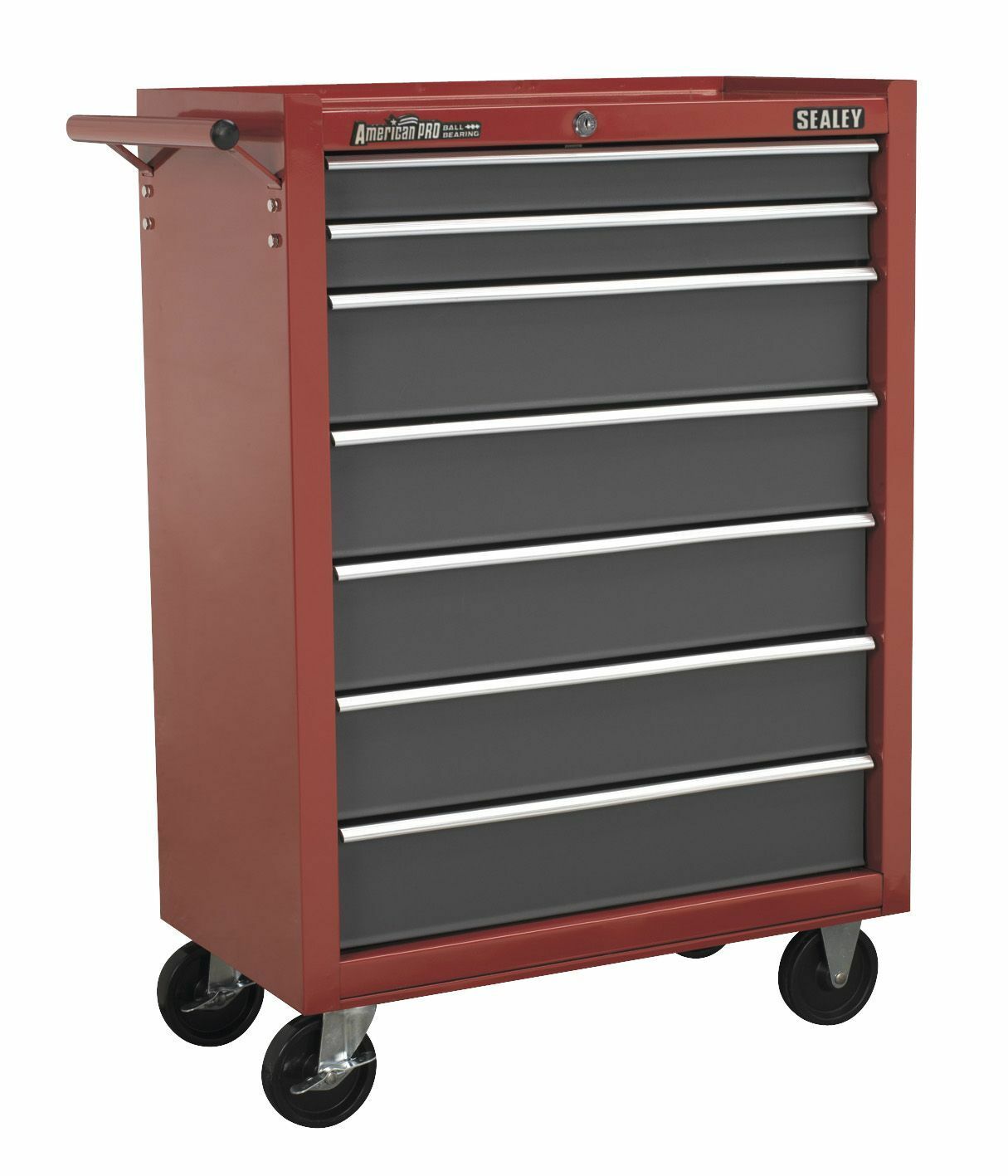Sealey AP22507BB Rollcab 7 Drawer with Ball-Bearing Slides - Red/Grey