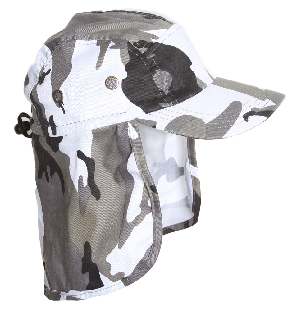 Foreign Legion Flap Cap Winter Camouflage SunProtector Camping Hunting Fishing