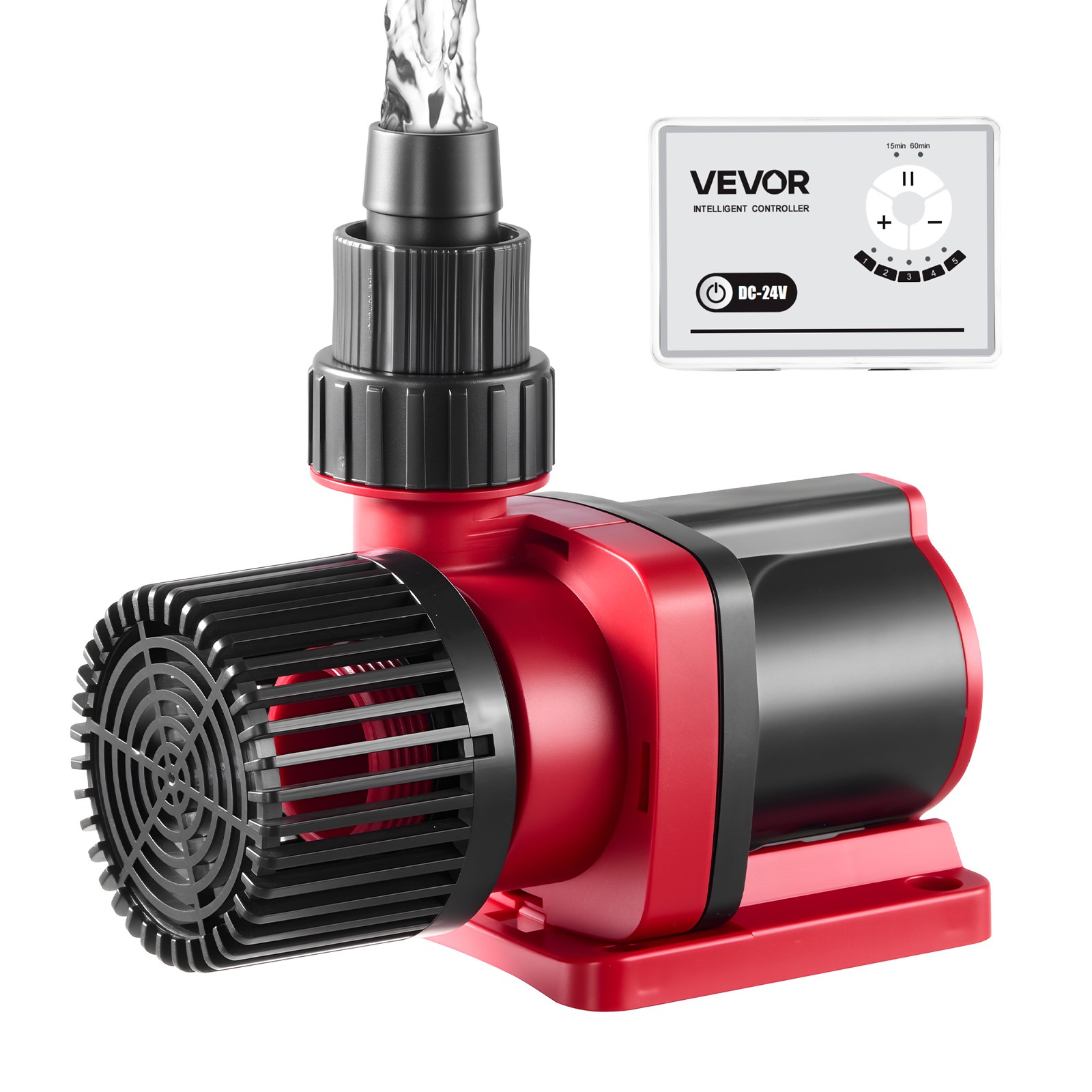 VEVOR Aquarium 24V DC Water Pump with Controller 30W 800 GPH Wave Maker Return