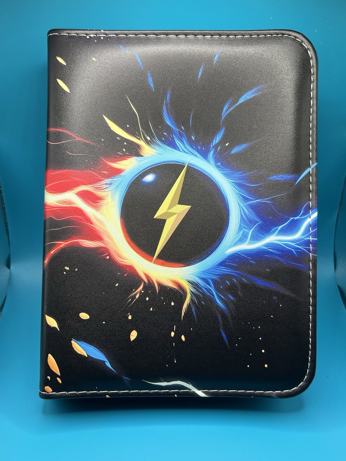 Pokemon Card Binder 200 Capacity w/ Zipper & Removable Sleeves