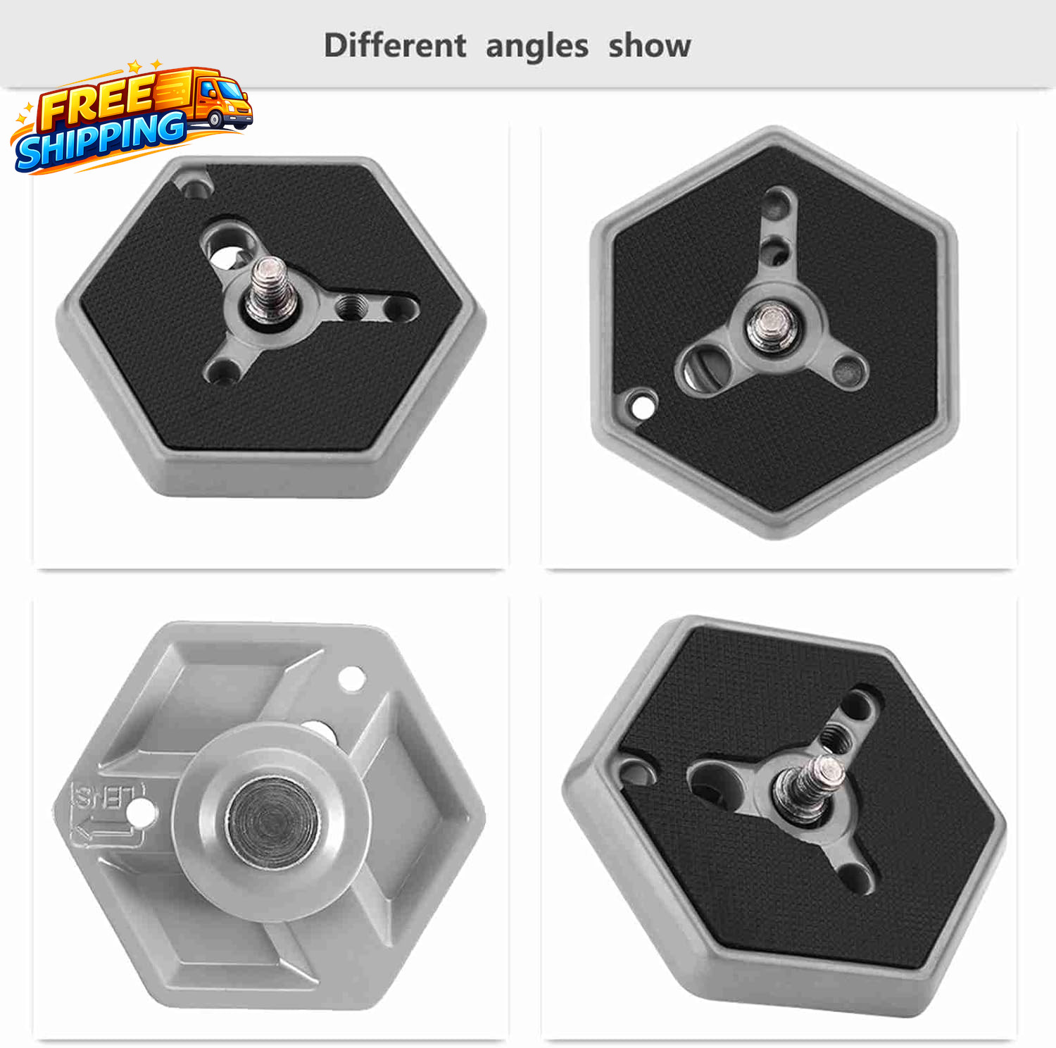 Hexagon Quick Release Plate for Tripod Camera Bogen Quick Release Quick Release