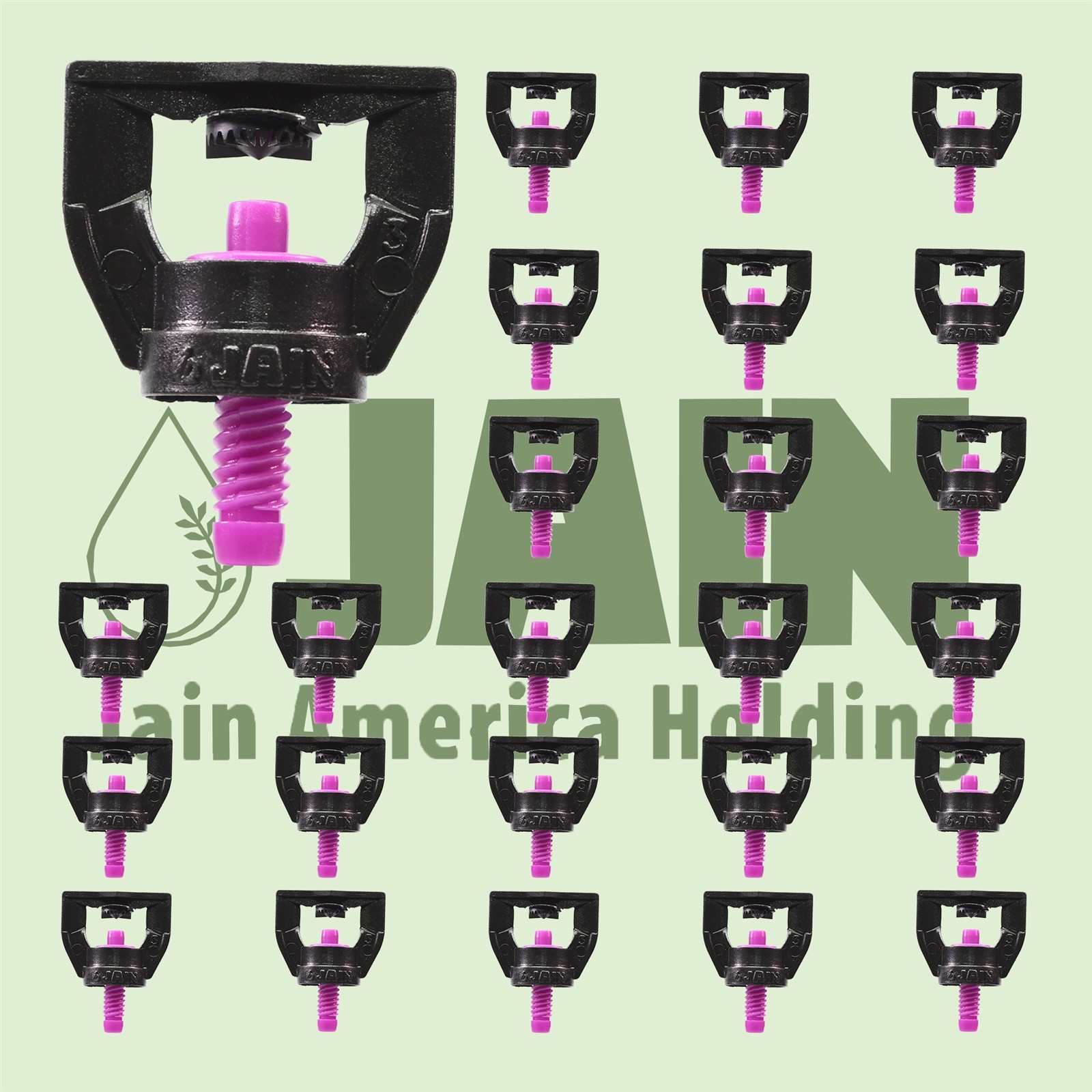 25 Jain Irrigation Micro Sprinkler Butterfly Rectangle Pattern 16–26'  Area X-45