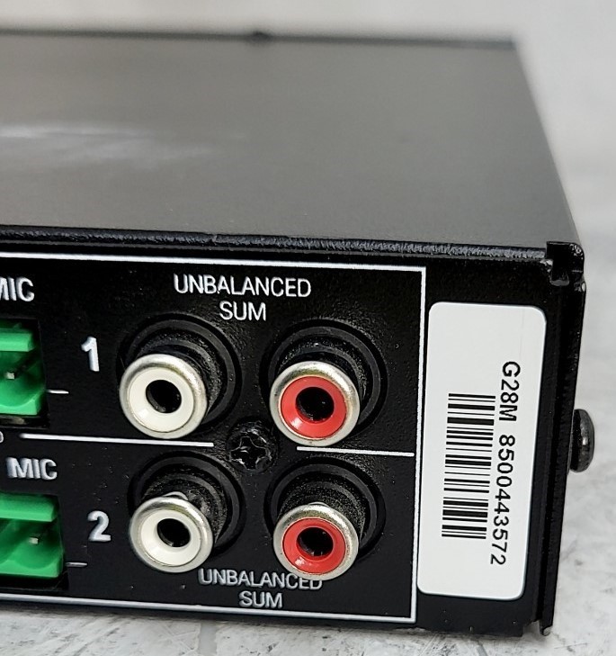 CROWN 28M G28M Eight Input Two Output Pre-Amplifier Mixer SEE NOTES